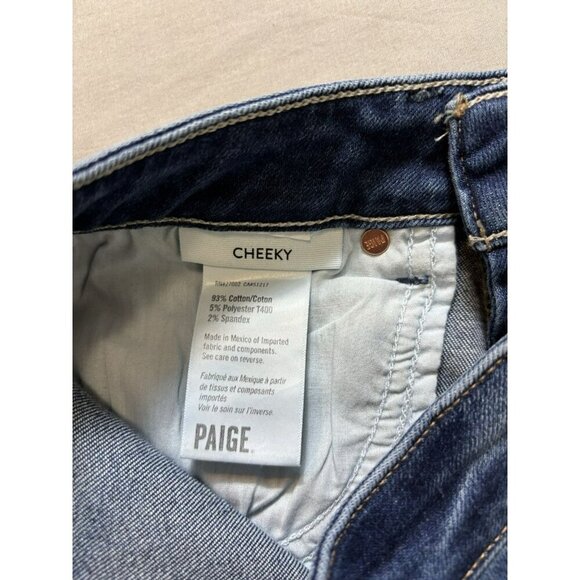 Paige Cheeky Ankle Dream Weaver Accent Jeans Women’s Sz 27 X27 - Picture 9 of 10